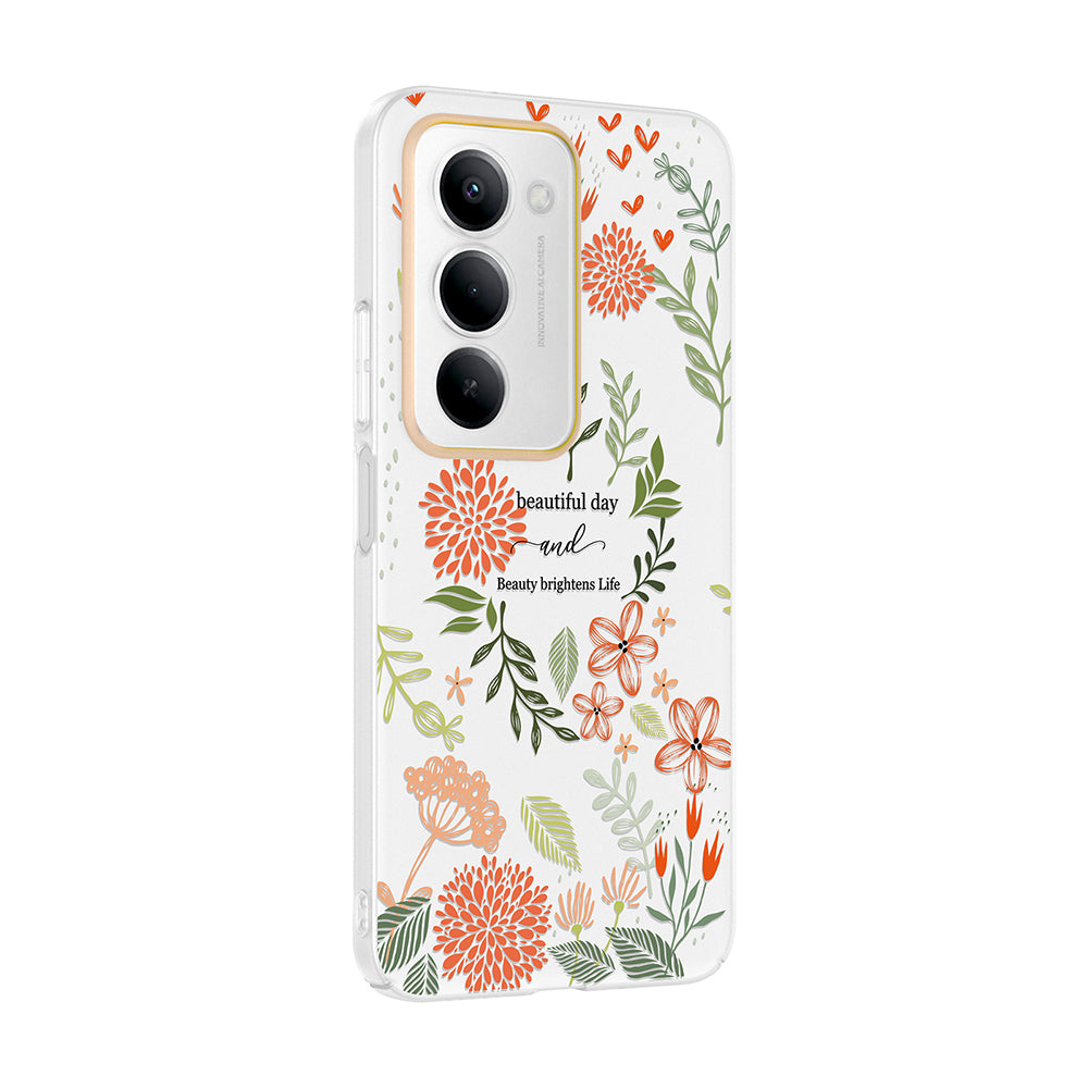 Xiaomi Redmi 15 Kılıf Kamera Korumalı Desenli Zore Klip Kapak Beautiful