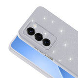 Xiaomi Redmi 15 Kılıf Kamera Korumalı Simli Lüks Zore Koton Kapak Lila