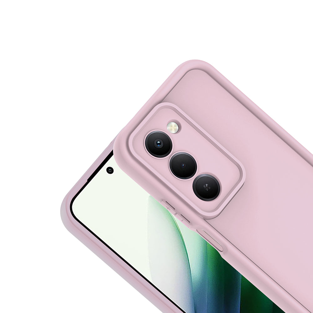 Xiaomi Redmi 15 Kılıf Kamera Korumalı Ananas Kapak Pembe