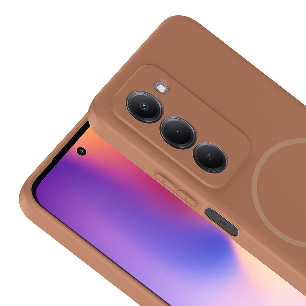 Xiaomi Redmi 15 Kılıf M-safe Şarj Özellikli Zore Meta Kapak Siyah