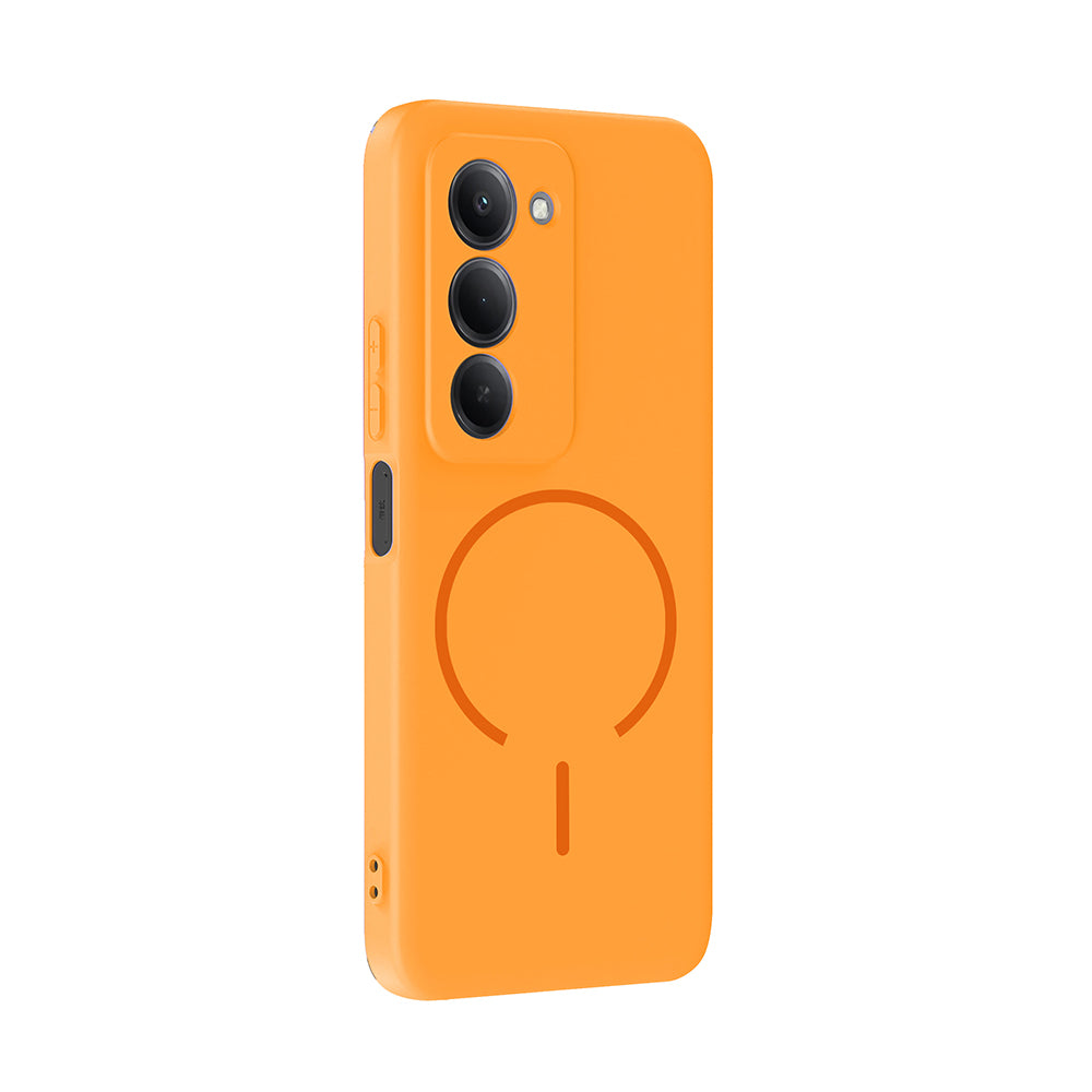 Xiaomi Redmi 15 Kılıf M-safe Şarj Özellikli Zore Meta Kapak Siyah