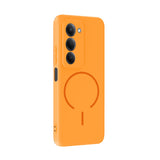 Xiaomi Redmi 15 Kılıf M-safe Şarj Özellikli Zore Meta Kapak Titanyum-Gri
