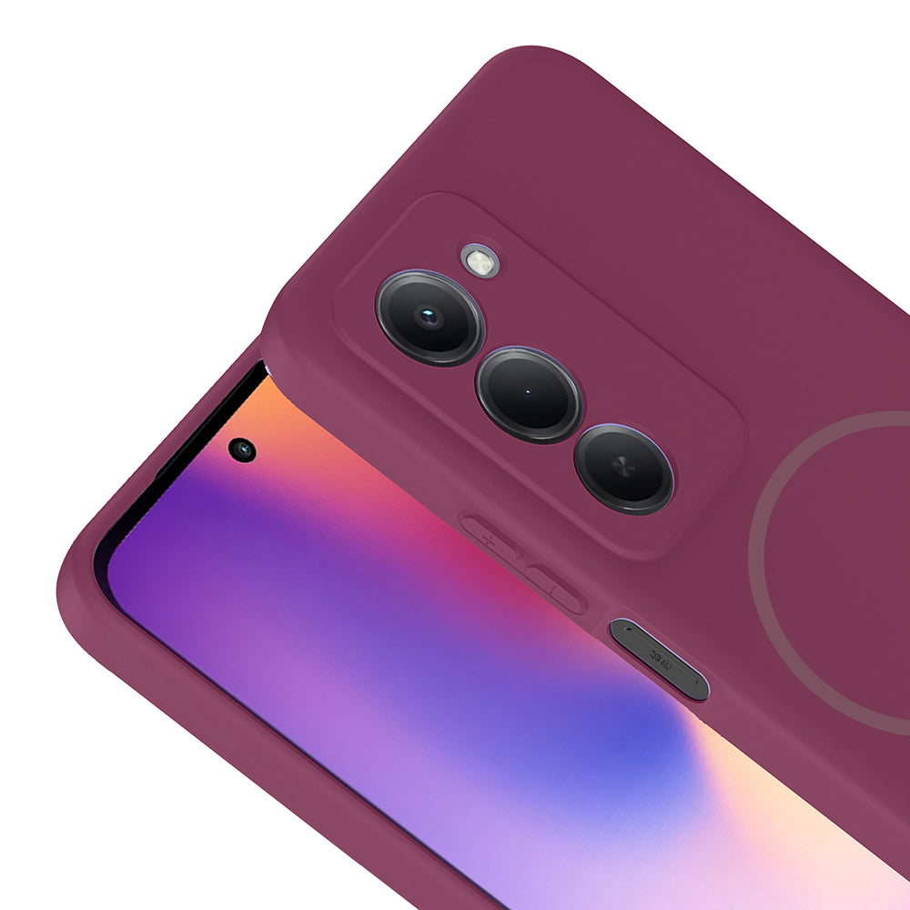 Xiaomi Redmi 15 Kılıf M-safe Şarj Özellikli Zore Meta Kapak Siyah