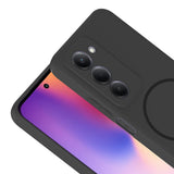 Xiaomi Redmi 15 Kılıf M-safe Şarj Özellikli Zore Meta Kapak Lacivert