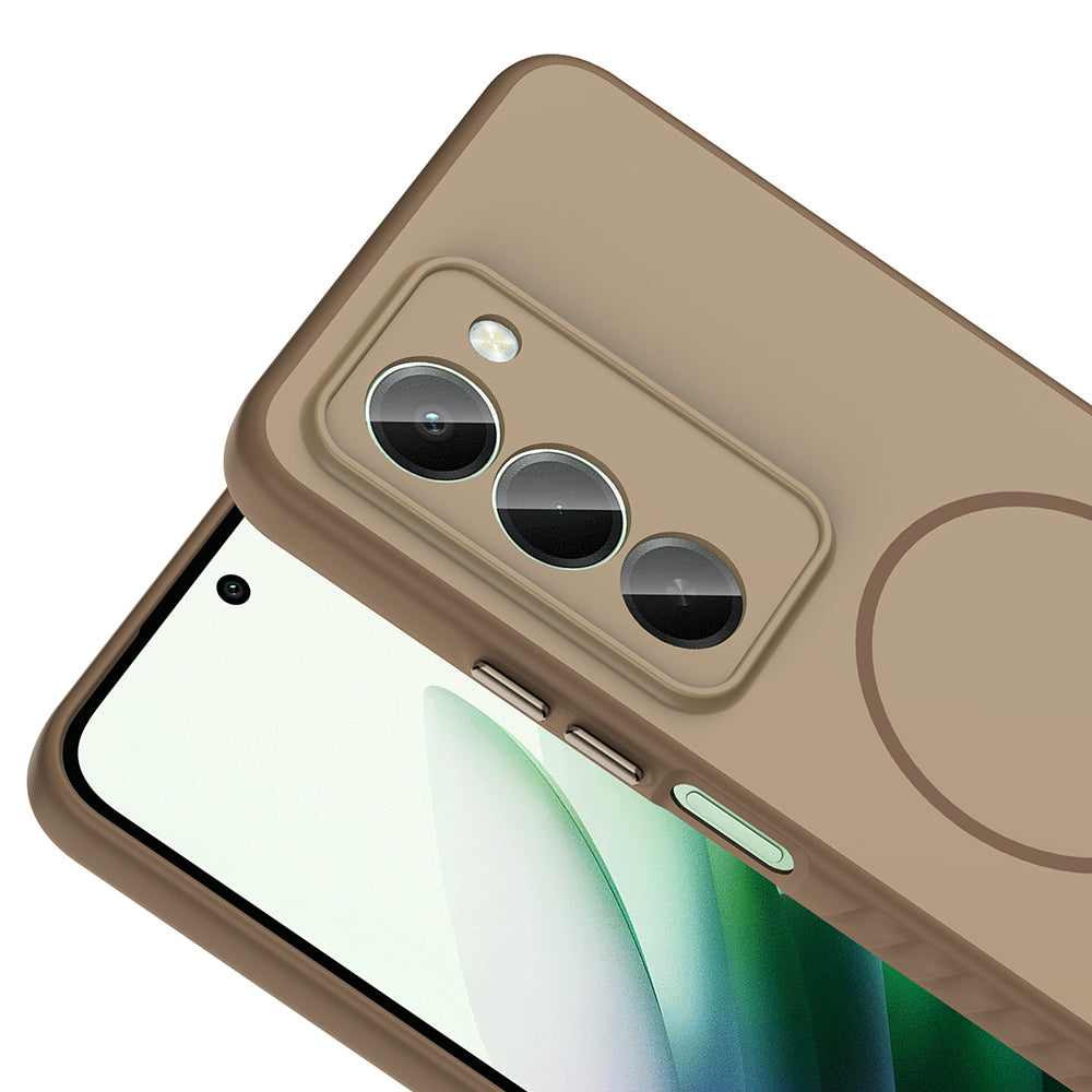 Xiaomi Redmi 15 Kılıf M-safe Şarj Özellikli Zore Tea Kapak Siyah