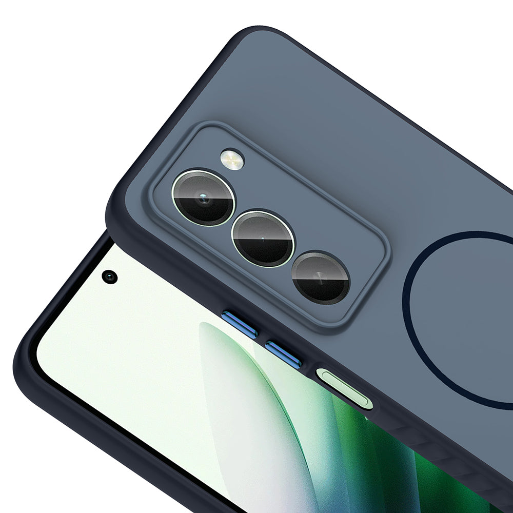 Xiaomi Redmi 15 Kılıf M-safe Şarj Özellikli Zore Tea Kapak Gold