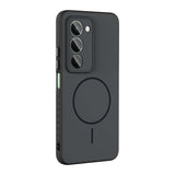 Xiaomi Redmi 15 Kılıf M-safe Şarj Özellikli Zore Tea Kapak Siyah