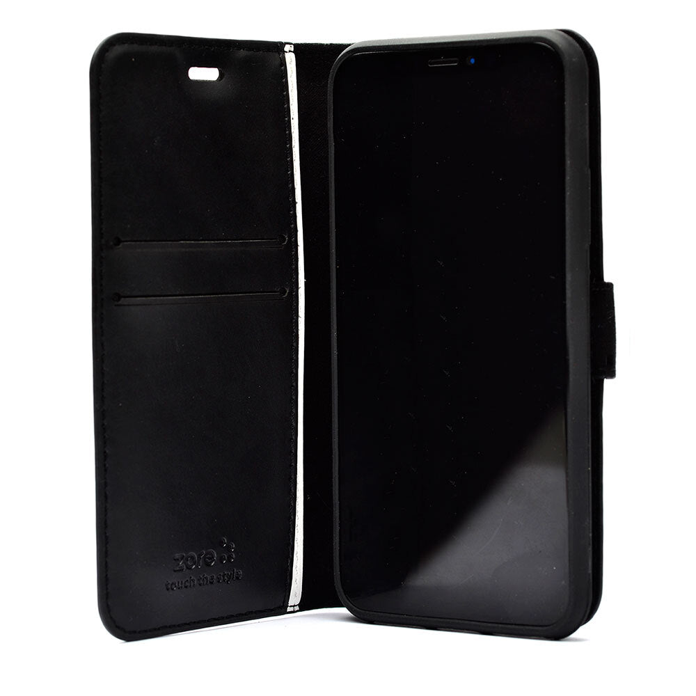 Xiaomi Redmi 15 Kılıf Zore Kar Deluxe Kapaklı Kılıf Gold