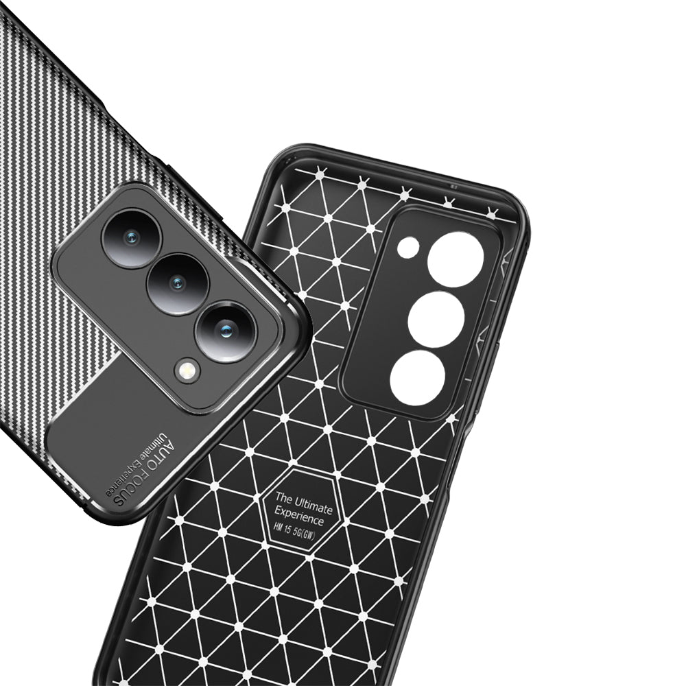Xiaomi Redmi 15 Kılıf Zore Negro Silikon Kapak Siyah