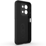 Xiaomi Redmi 15C 4G Kılıf Esnek TPU Oyuklu Arka Yüzey Tasarımlı Zore Etnik Silikon Kapak Koyu Yeşil
