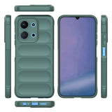 Xiaomi Redmi 15C 4G Kılıf Esnek TPU Oyuklu Arka Yüzey Tasarımlı Zore Etnik Silikon Kapak Siyah