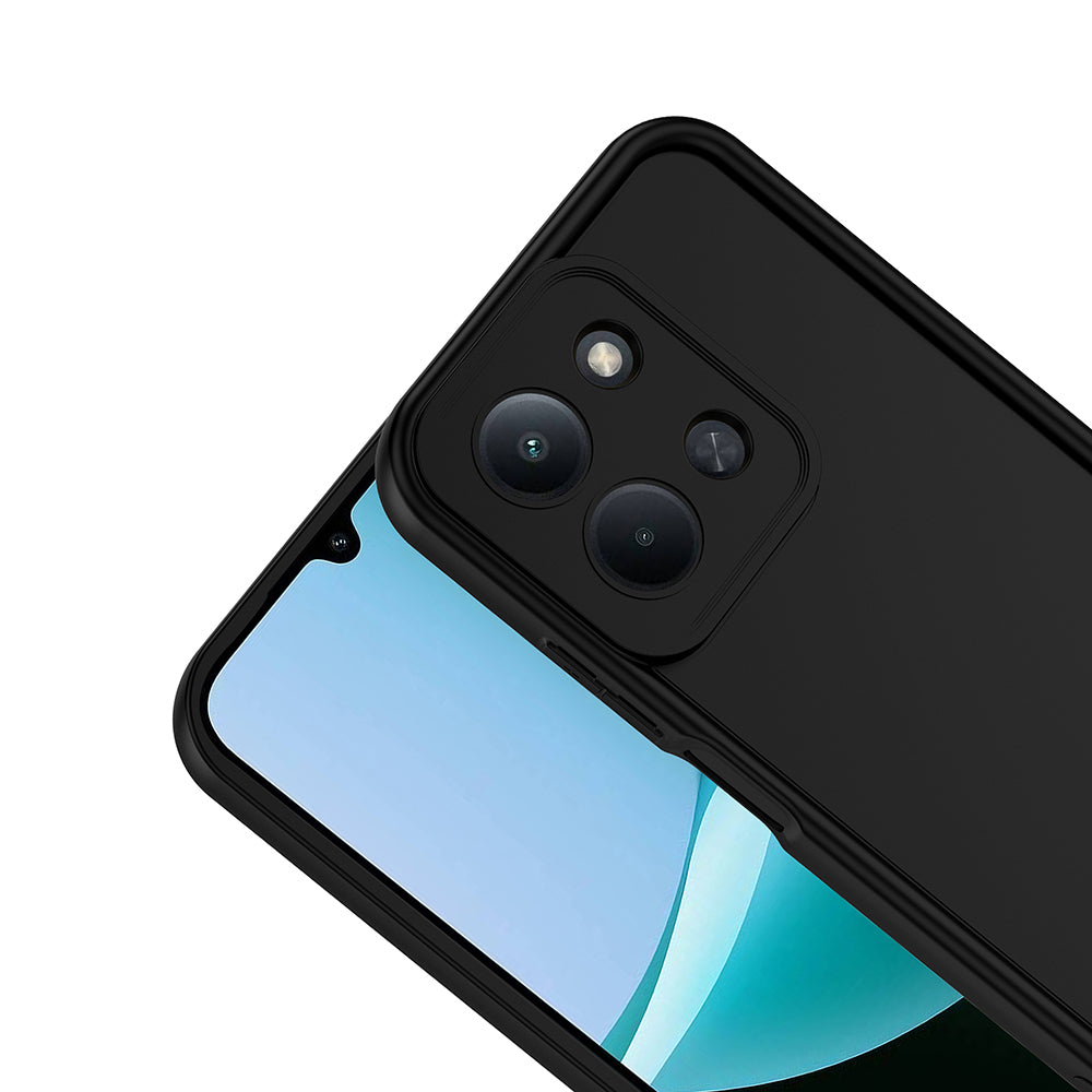 Xiaomi Redmi 15C Kılıf Kamera Korumalı Ananas Kapak Siyah