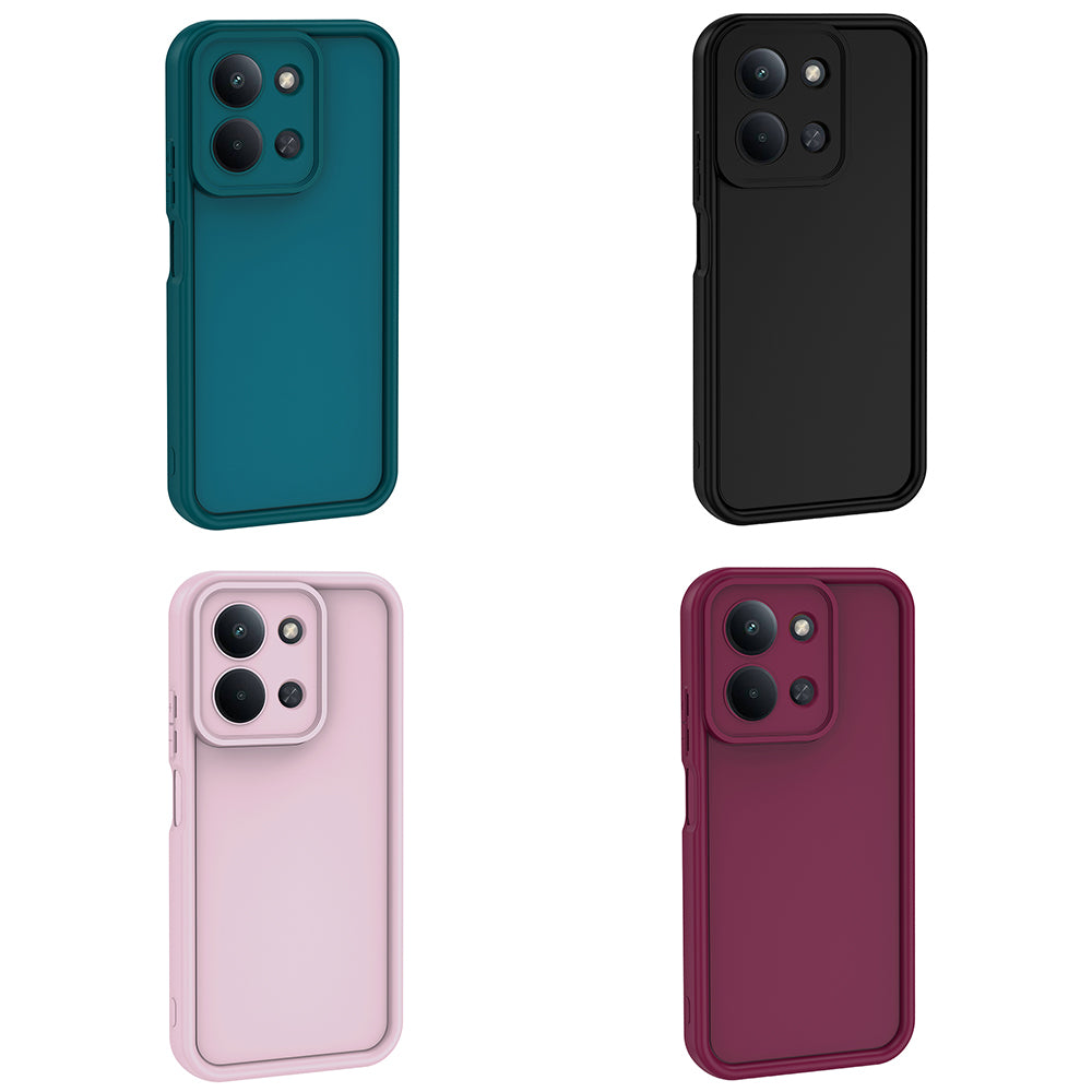 Xiaomi Redmi 15C Kılıf Kamera Korumalı Ananas Kapak Siyah