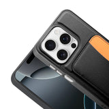 Xiaomi Redmi 15C Kılıf Kartlıklı Zore X-Kart Silikon Kapak Turuncu