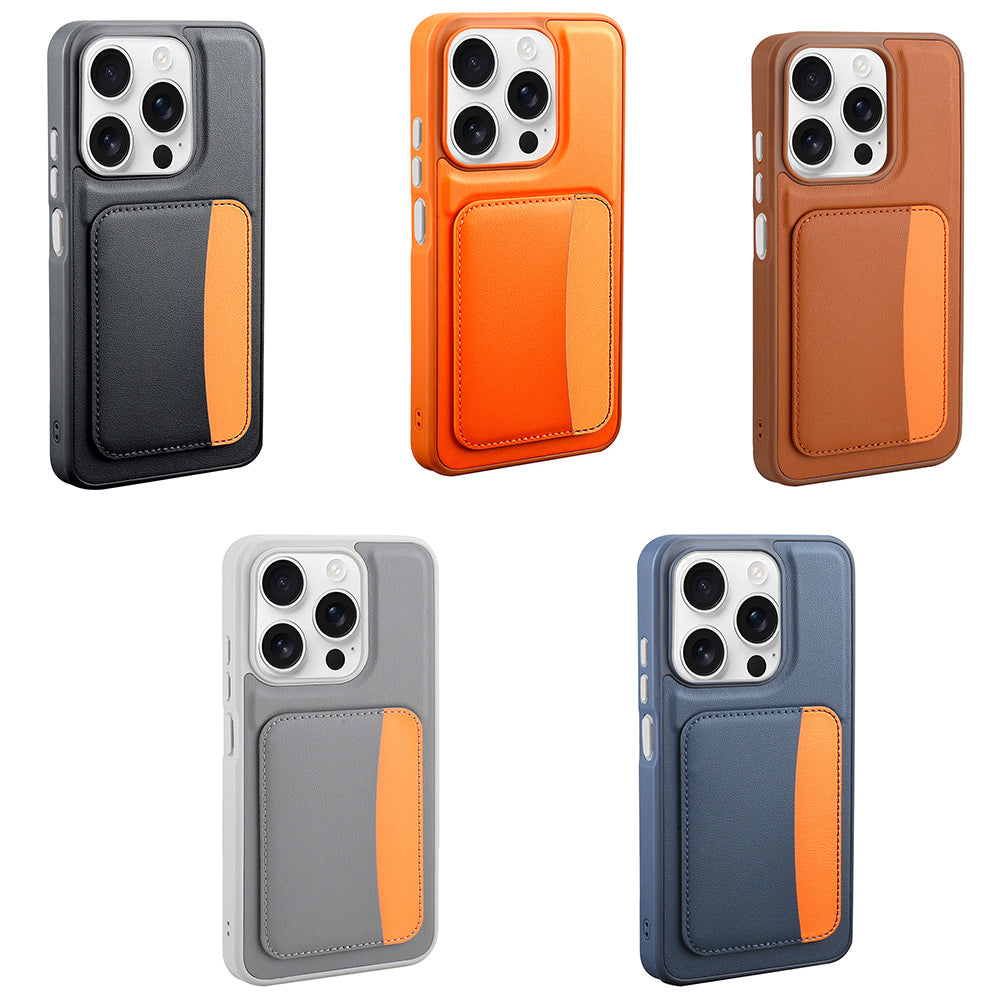 Xiaomi Redmi 15C Kılıf Kartlıklı Zore X-Kart Silikon Kapak Koyu Gri