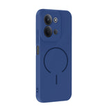 Xiaomi Redmi 15C Kılıf M-safe Şarj Özellikli Zore Meta Kapak Rose Pembe