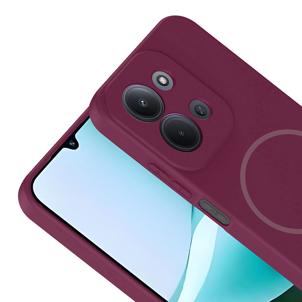 Xiaomi Redmi 15C Kılıf M-safe Şarj Özellikli Zore Meta Kapak Siyah