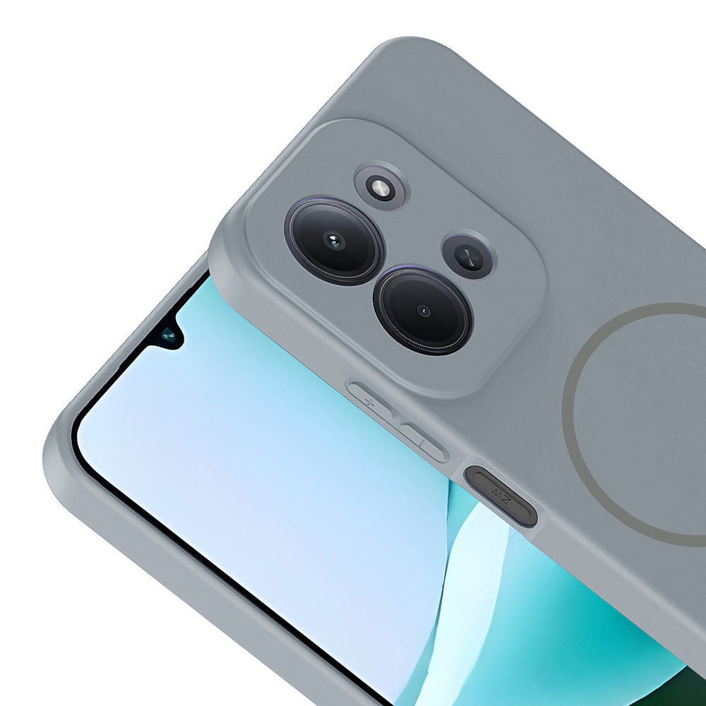 Xiaomi Redmi 15C Kılıf M-safe Şarj Özellikli Zore Meta Kapak Siyah