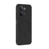 Xiaomi Redmi 15C Kılıf M-safe Şarj Özellikli Zore Meta Kapak Rose Pembe
