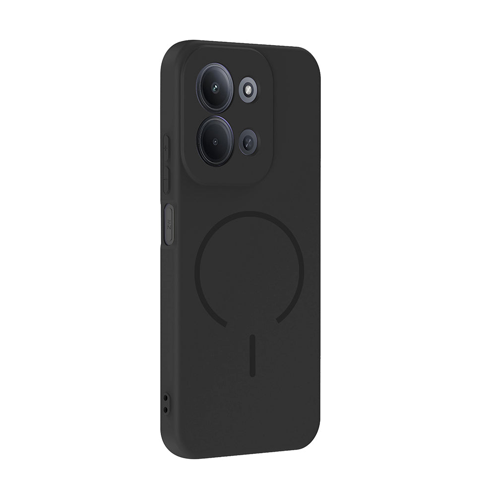Xiaomi Redmi 15C Kılıf M-safe Şarj Özellikli Zore Meta Kapak Rose Pembe