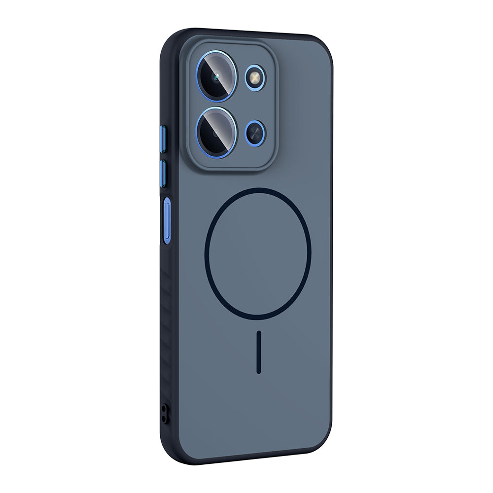 Xiaomi Redmi 15C Kılıf M-safe Şarj Özellikli Zore Tea Kapak Gümüş