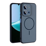 Xiaomi Redmi 15C Kılıf M-safe Şarj Özellikli Zore Tea Kapak Gümüş