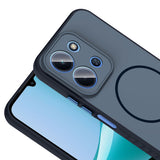 Xiaomi Redmi 15C Kılıf M-safe Şarj Özellikli Zore Tea Kapak Gümüş