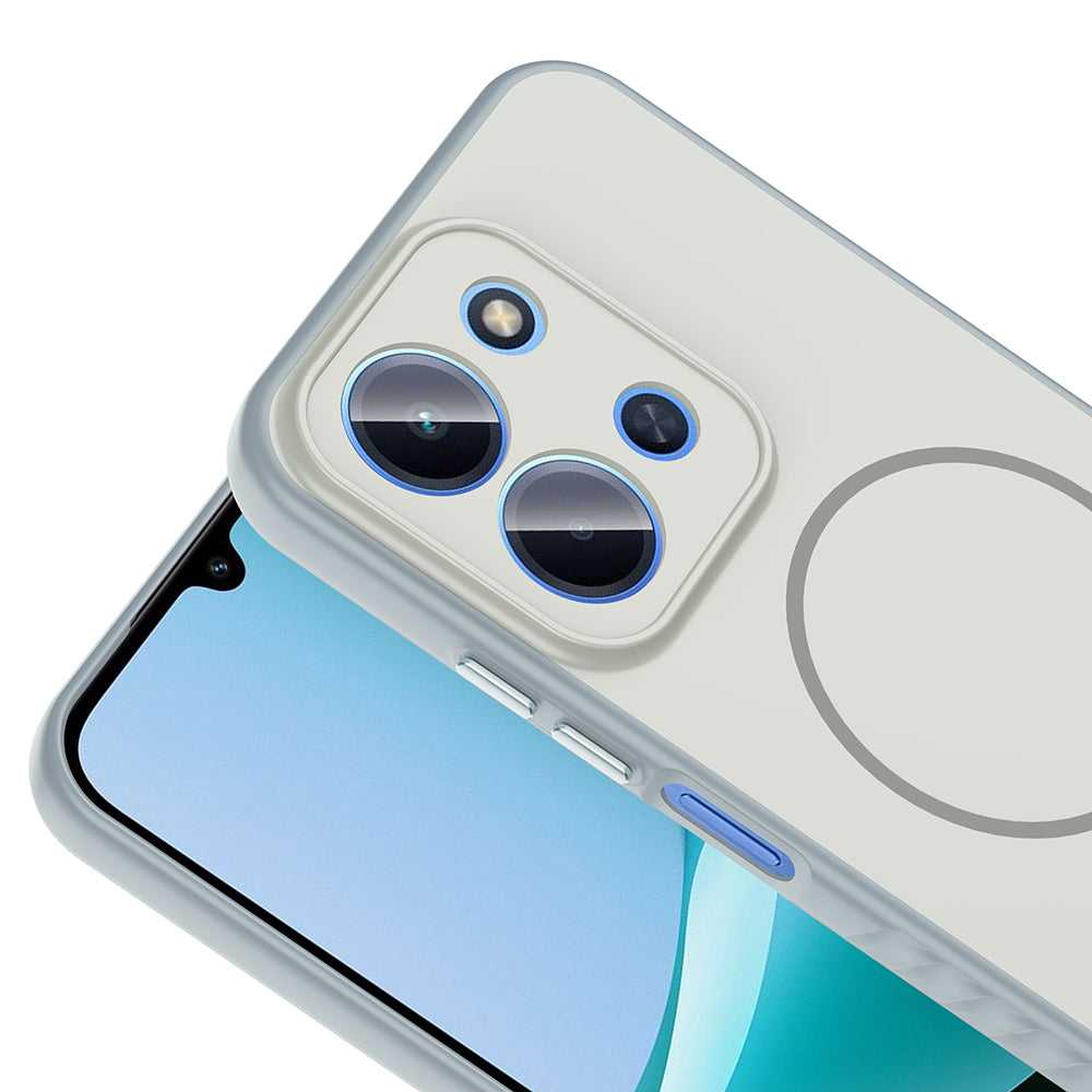 Xiaomi Redmi 15C Kılıf M-safe Şarj Özellikli Zore Tea Kapak Lacivert