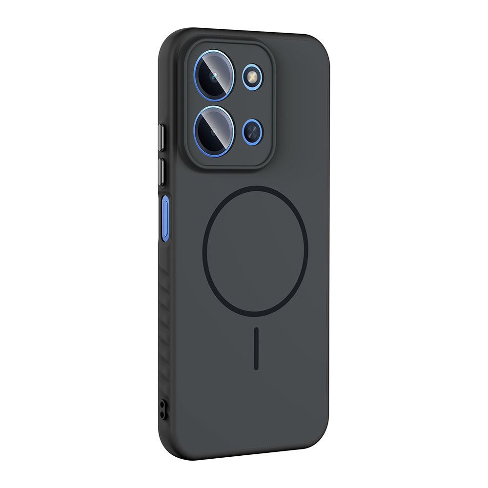 Xiaomi Redmi 15C Kılıf M-safe Şarj Özellikli Zore Tea Kapak Siyah