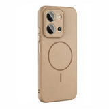 Xiaomi Redmi 15C Kılıf M-safe Şarj Özellikli Zore Tea Kapak Gold