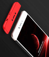 Xiaomi Redmi 4x Kılıf Zore Ays Kapak Siyah-Kırmızı