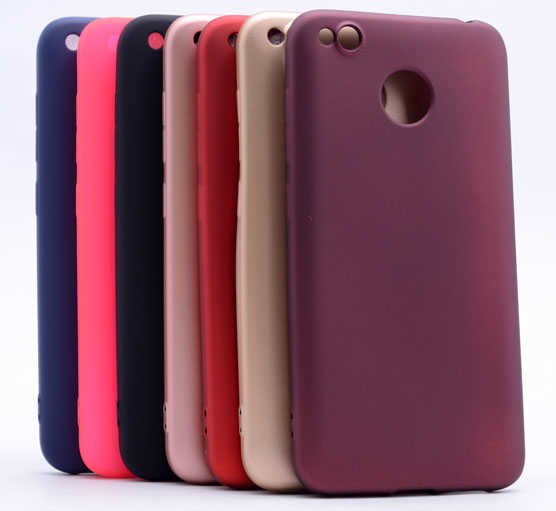Xiaomi Redmi 4X Kılıf Zore Premier Silikon Kapak Mürdüm