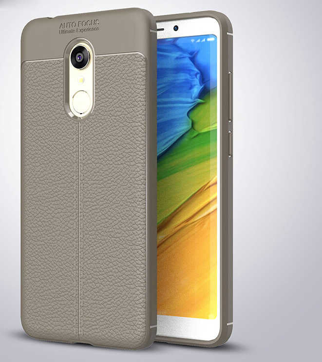 Xiaomi Redmi 5 Kılıf Zore Niss Silikon Kapak Gri