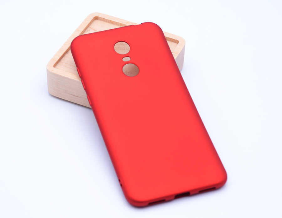 Xiaomi Redmi 5 Kılıf Zore Premier Silikon Kapak Gold