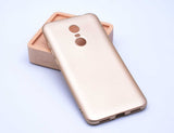 Xiaomi Redmi 5 Kılıf Zore Premier Silikon Kapak Gold