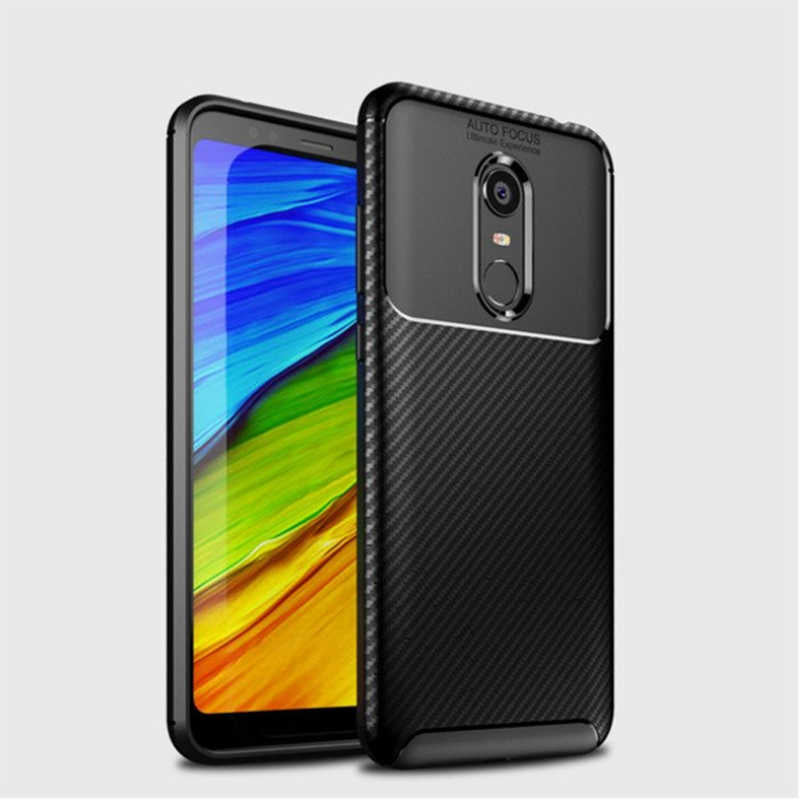 Xiaomi Redmi 5 Plus Kılıf Zore Negro Silikon Kapak Lacivert