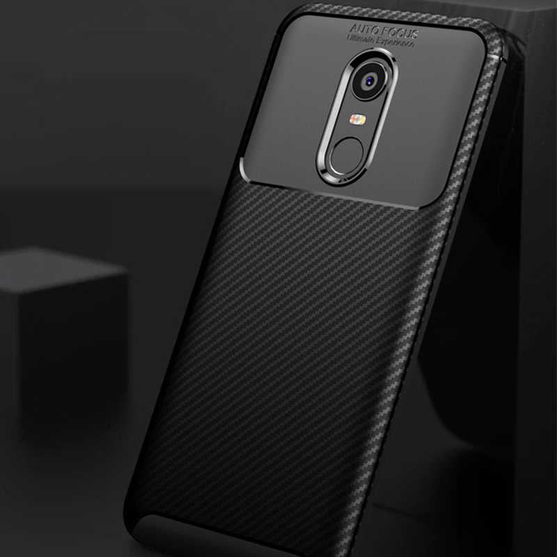 Xiaomi Redmi 5 Plus Kılıf Zore Negro Silikon Kapak Kahverengi