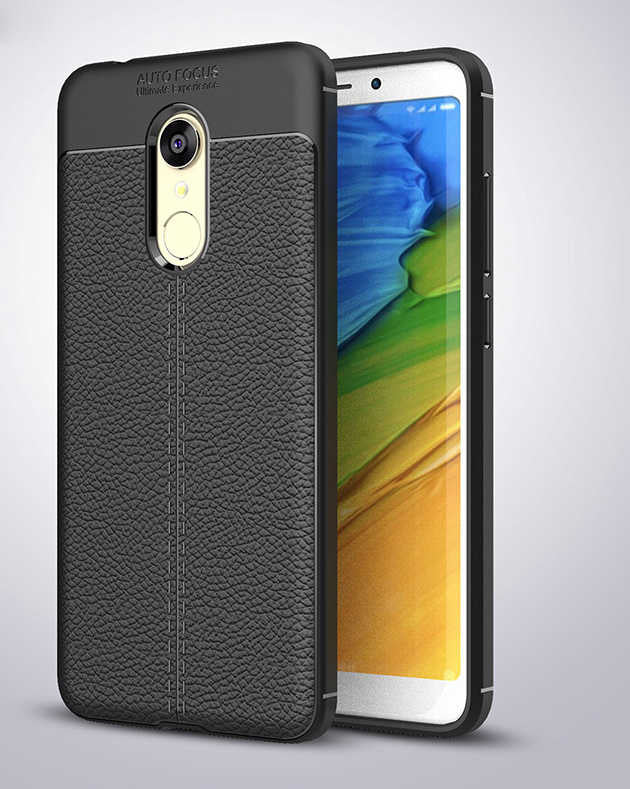 Xiaomi Redmi 5 Plus Kılıf Zore Niss Silikon Kapak Siyah