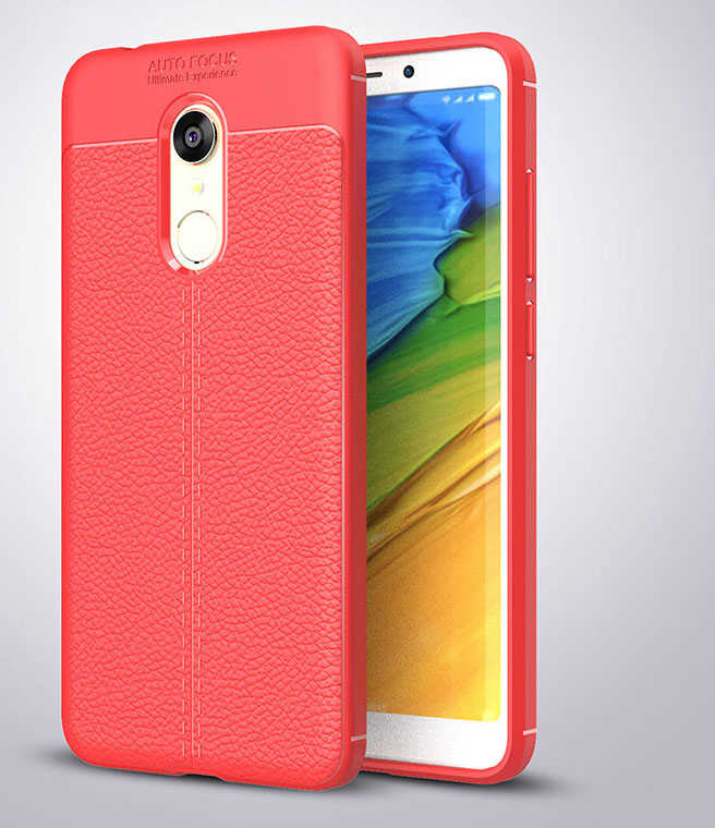 Xiaomi Redmi 5 Plus Kılıf Zore Niss Silikon Kapak Siyah