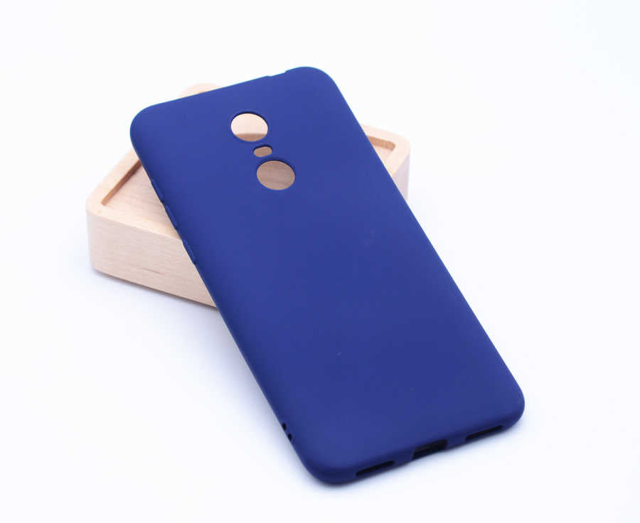 Xiaomi Redmi 5 Plus Kılıf Zore Premier Silikon Kapak Gold