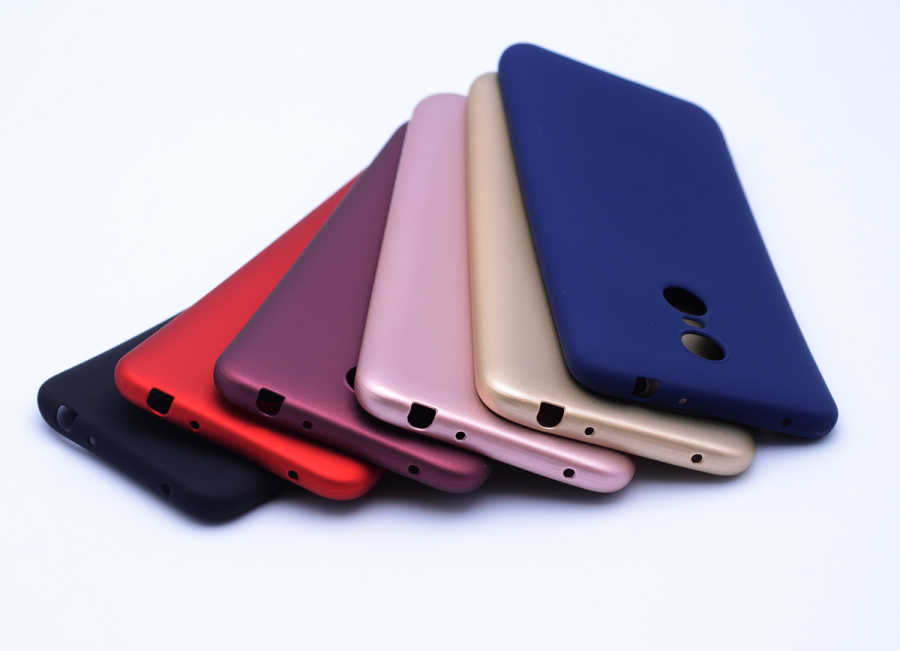Xiaomi Redmi 5 Plus Kılıf Zore Premier Silikon Kapak Gold