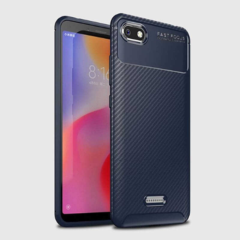 Xiaomi Redmi 6A Kılıf Zore Negro Silikon Kapak Lacivert