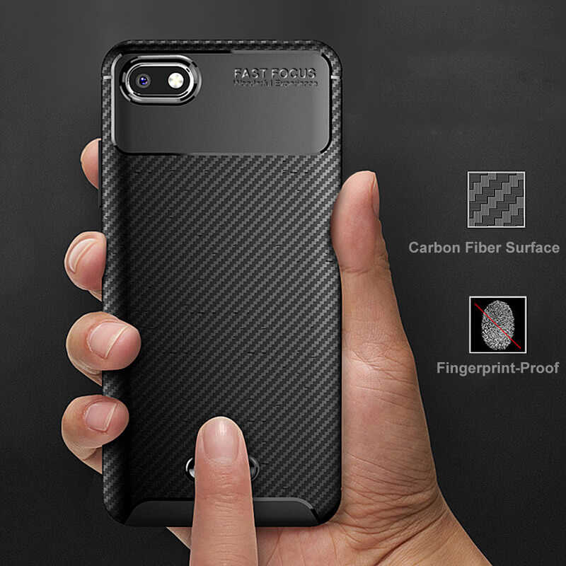 Xiaomi Redmi 6A Kılıf Zore Negro Silikon Kapak Lacivert