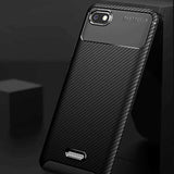 Xiaomi Redmi 6A Kılıf Zore Negro Silikon Kapak Kahverengi