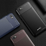 Xiaomi Redmi 6A Kılıf Zore Negro Silikon Kapak Kahverengi