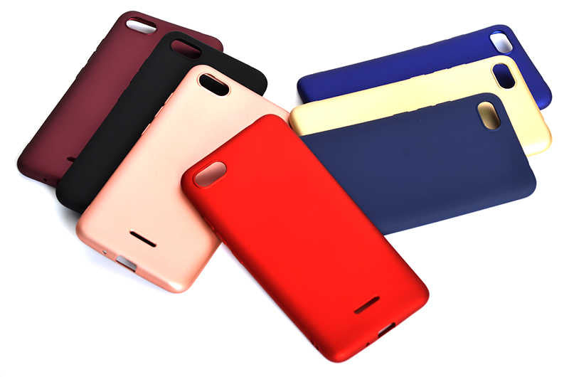 Xiaomi Redmi 6A Kılıf Zore Premier Silikon Kapak Rose Gold