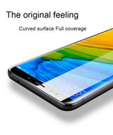 Xiaomi Mi 6X Zore Kenarları Kırılmaya Dayanıklı Cam Ekran Koruyucu Siyah