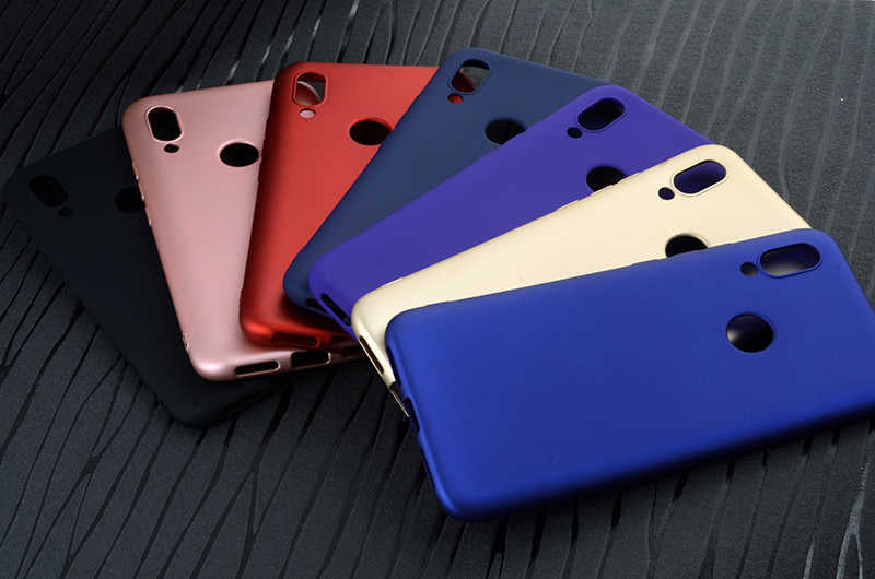 Xiaomi Redmi 7 Kılıf Zore Premier Silikon Kapak Gold