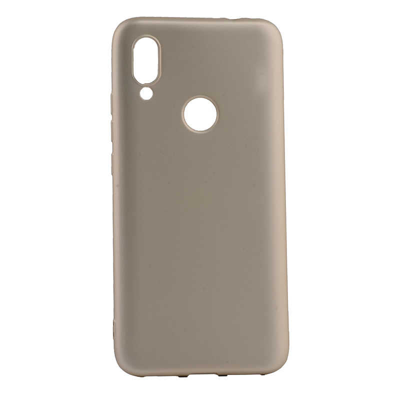 Xiaomi Redmi 7 Kılıf Zore Premier Silikon Kapak Gold