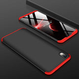 Xiaomi Redmi 7A Kılıf Zore Ays Kapak Siyah-Mavi